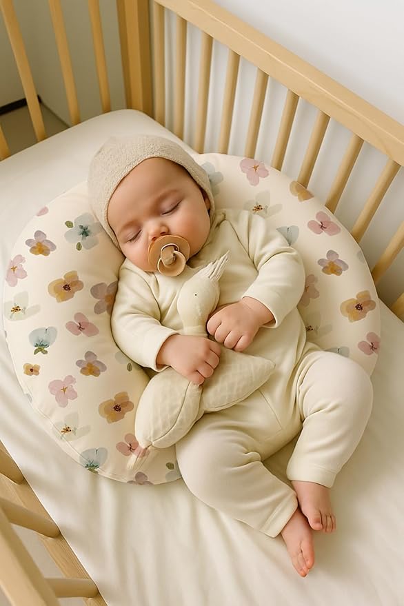 Nursing Pillow Covers 2 Pack, Breastfeeding Pillow Slipcovers Soft and Stretchy, Nursing Covers for Baby Girls Boys Newborn (B0DQTM9XZV)