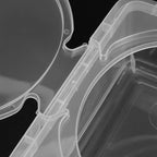 2Pcs Wipes Dispenser Case with Lid Wipes Holder for Tissue Storage Box Organizer Refillable Napkin Box for Home and Travel