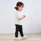 U·nikaka Toddler Baby Girls Pants Ribbed Infant Pants Leggings Toddler Baby Girl Bottoms Leggings 2 Packs