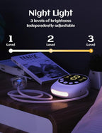 Nasal Aspirator for Baby, Hospital Grade, Electric Nose Sucker with Adjustable 9 Levels Suction, Rechargeable with Night Light and Nursery Rhyme, White