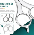 DEOU Nose Hair Trimmer - Paris Tower - Inspired Design with Tail Handle - Premium Stainless Steel - All - in - One Grooming & Multipurpose Shears - Safe, Hygienic & Portable