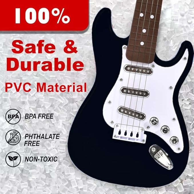 16inch Mini Guitar Toy for Kids and Beginners, Electric Guitar with Strap for Toddlers and Boys and Girls Instrument Toys