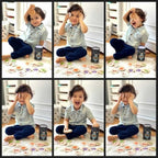 bee smart Wooden Memory Game - Matching Memory Game for Kids 3 and Up, 16Pcs | Educational Toy for Preschool Toddlers Board Games (Dinosaurs)