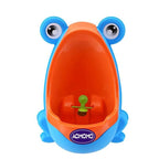 Urinal for Toddlers Boys with Frog Funny Aiming Target,Frog Urinal Potty Training(Blue)
