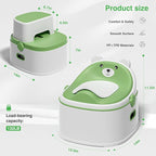3-in-1 Toddler Potty Training Toilet for Boys & Girls - Convertible Potty Chair with Step Stool for Toddlers 1-3, Anti-Slip Design Toddler Toilet Seat - Removable & Easy to Clean