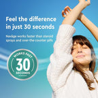 Navage Deluxe Bundle Nasal Irrigation System - Saline Nasal Rinse Kit with 1 Nose Cleaner, 20 Salt Pods, Sky Blue Travel Bag and 1 Countertop Caddy....