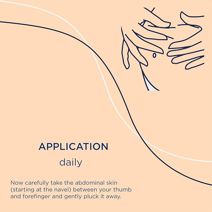 Massage Body Oil for Pregnant Woman – Maternity Skincare Oil, Skin Elasticity Increase by 35% – Prevents Stretch Marks, Safe to use for mom and Baby – Vegan, 200 ml / 6.76 Fl Oz