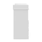 Storkcraft Brookside 2 Drawer Changing Table Dresser (White) – GREENGUARD Gold Certified, Easy-to-Match Chest of Drawers and Cubbies for Nursery and Kids Bedroom, Includes Changing Table Topper