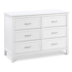 DaVinci Charlie 6-Drawer Double Dresser in White
