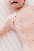 Ely’s & Co. Bassinet Sheets, Baby Girl Fitted Bassinet Mattress Sheet Set - 2 Pack, 100% Jersey Knit Cotton, fits Oval, Hourglass and Rectangle Mattress, Pink Butterly + Stripe, 32”x16”x3”