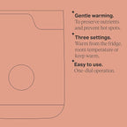 Tommee Tippee Easiwarm Bottle Warmer, Warms Breast Milk and Formula Bottles, Automatic Timer, One-Dial Operation+ Natural Start Anti-Colic 5 oz BPA Free Newborn Bottles, Slow Flow Breast-Like Nipple