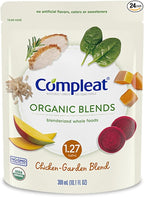 Nestle Compleat Organic Blends Oral Supplement Chicken-Garden 10.1 oz Pouch 24 Ct