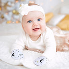 6 Pairs Newborn Baby Mittens No Scratch Gloves Infant Toddler Anti Scratch Essentials Unisex Cotton for 3-9 Months Girls Boys (Gray Series, Cool)