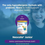 Nutricia Neocate Junior - Hypoallergenic, Dairy-free, Amino Acid-Based Formula for 1+ Years - For Toddlers, Kids & Teens - Powdered Formula - Chocolate - 14.1 oz can (Case of 1)