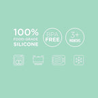 Olababy Baby and Children's Spoon (Training, Set of 2) - Flexible Learning Spoon for Complementary Foods Introduction | Soft, Flexible Silicone BPA-Free