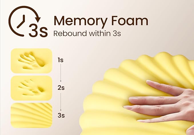 Pregnancy Pillow for Sleeping Memory Foam Pillow for Side Sleeper, Maternity Pillow Support for Back, Belly, HIPS for Pregnant Women, Portable and Adjustable Travel Wedge Pillows Grey