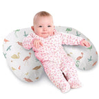 Little Grape Land Nursing Pillow, Breast Feeding Pillows for Mom, Birds Soft Cover with Breathable Filling, Feeding Support Pillow for 0-12 Months, Multifunctional Support Cushion for Travel