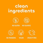 Seaweed Bath Co. Hydrate Body Wash, Citrus Vanilla Scent, 12 Ounce, Shower Gel for Men & Women, Vegan, Paraben Free, Sulfate Free, Cruelty Free