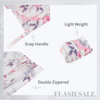 ALVABABY 3pcs Baby Cloth Diaper Wet Dry Bags Waterproof Reusable with Two Pockets|Travel Beach Pool Daycare Soiled Baby Items Yoga Gym Bag for Swimsuits or Wet Clothes 3L-H066