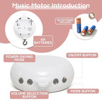 Baby Crib Mobile - Unicorn Crib Mobile for Girls with 25 Inches Mobile Arm and 35 Lullabies Musical Box, 3 Modes Digital, Volume Control, Essential Gift for Infant Bedroom Hanging Decor