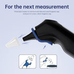 Ear Thermometer, Highly Accurate Ear Thermometer for Kids, Adults and Babies, 30 Memory Recall, 1s Result and 3-Color Fever Alert, with 24 Disposable Probe Covers, Blue