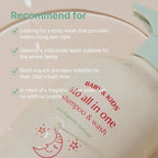 AVCA Baby & Kids All-in-One Shampoo & Wash for Sensitive Skin and Gentle Cleansing 500ml/16.90fl. oz.