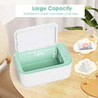 Wipe Warmer Diaper Warmer Baby Wipe Warmer Dispenser: Wet Wipes Warmer Large Capacity - Wet Wipes Heater with Even Overall Heating Wipes Warmer for Newborn Wet Napkin Warmer for Wipes & Towel (Green)