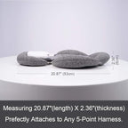 COOLBEBE New 2-in-1 Babybody Cushion for Baby Newborn Infants - Extra Soft Stroller Cushion Pads Car Seat Insert, Perfect for Carseats, Strollers, Swings, Grey