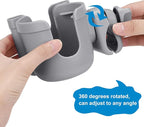 Accmor Stroller Cup Holder with Phone Holder, Bike Cup Holder, Universal Cup Holder for Uppababy Nuna Doona Strollers, 2-in-1 Cup Phone Holder for Stroller, Bike, Wheelchair, Walker, Scooter