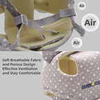 Xifamniy Baby Soft Safety Helmet Foam Head Protector Helmet for Toddler Infant Walking Suit 6-24m (Grey Star)