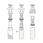 CERES CHILL OG Breastmilk Chiller, Reusable Storage Container, Up to 34 oz. - Bottle Cooler Keeps Milk at Safe Temperatures for Up to 20 Hours, Connects w/Most Pumps (Plum)