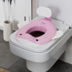 Kindsgut Potty Training Seat in whale design, designed in Germany, suitable for all toilet shapes non-slip toilet seat, Delicate Pink