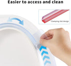 Toilet Seat Urine Splash Guard Set Prevents Spillage，Easy to Clean, Portable Toilet Urine Shield for Boys Bathroom Training Urine Deflector Splash Shield for Kids Adults Toilet Splash Guard (3)
