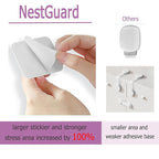 Upgraded No Drill Adhesive Furniture Anchor, Adjustable Anti Tip Furniture Wall Straps for Baby Proofing & Pets, Secure to Playroom, 2Pack