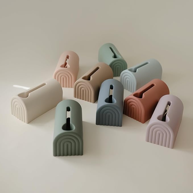 mushie Bath Spout Cover | Soft Silicone Bathtub Faucet Safety Guard for Kids | Universal Fit (Rose)