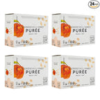 White Leaf Provisions Organic Purees/Baby Food Pouches - Fruits, Veggies & Grains, Toddler snack, Regeneratively Farmed, No Added Sugar, Non-GMO, BPA-Free Pouches 3.17 oz (Pack of 24, Peach + Oat)