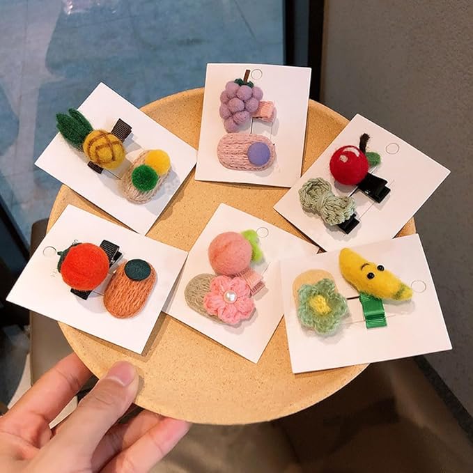 FZBNSRKO 10 Pcs Girls Hair Clips, 1.6"Inch Baby Barrettes, No Slip for Fine, Toddler & Infant Hair Accessories (5 Sets)