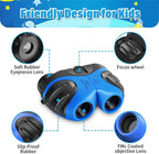 Perfect Binoculars for Kids, VNVDFLM Compact Waterproof Binoculars for Teens Boys Girls Birthday, Outdoor Telescope Toys for Boys Age 3-12 to Bird Watching & Explore Nature(Blue)