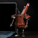 Adult 3D Metal Puzzle, Steampunk Style Pen Holder Metal Model Set, 3D Metal Puzzle Mechanical Pen Holder Building Blocks, DIY Mechanical Model Set, a high-end Gift for Men