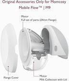 Momcozy Original Replacement Accessories for Upgraded Mobile Flow | Upgraded M9,Original Upgraded M9 Breastfeeding Parts,Full Set Parts,1 Pack