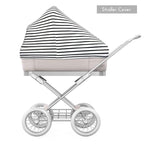 Yoofoss Nursing Cover Breastfeeding Scarf - Baby Car Seat Covers, Infant Stroller Cover, Strechy Carseat Canopy for Boys and Girls (Black Stripe)