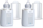 Chicco Digital Bottle Warmer & Sterilizer for Baby Bottles and Milk Bags Eliminates 99.9% of Germs 4 Heating Options Digital Touchscreen Automatic Shut-Off & Sound Alert (Pack of 2)