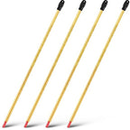 4 Pcs General Purpose Lab Thermometer 12 Inch Laboratory Liquid in Glass Thermometer Total Immersion -20 to 110℃/ 0 to 230℉ Dual Scale for Science University Food and Beverage Processing