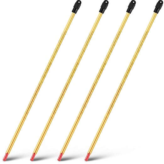 4 Pcs General Purpose Lab Thermometer 12 Inch Laboratory Liquid in Glass Thermometer Total Immersion -20 to 110℃/ 0 to 230℉ Dual Scale for Science University Food and Beverage Processing