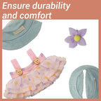 17CM Collectible Doll Clothes.17cm Mini Doll Clothing Set.Exquisite Handmade.Suitable for Small Collectible Dolls.Multiple Styles Available (Dresses/Casual Wear/Holiday Outfits) (NO Doll)(Style E)