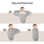 Soarwg Kids Baby Swaddle, Organic Adjustable Baby Swaddles for Newborns, Sleep Sack for Baby Boy and Girl 0-3 Months, 100% Cotton Certified Standard 100 by Oeko-TEX, 3-Pack (Deer Meadow)