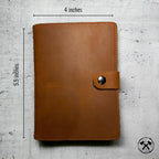 Genuine Leather AirTag and Moto Tag Passport Holder and Wallet for Men and Women RFID Blocking for Secure Traveling and Documentation Organizer (Brown)