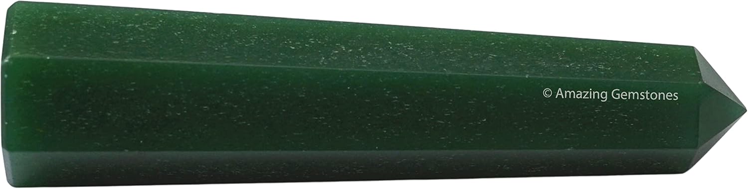 Amazing Gemstone Dark Green Aventurine Crystal Towers - Natural Healing Crystal Point Obelisk for Reiki Healing and Crystal Grid (2 Inch to 3 Inch)