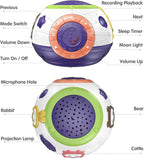 TUMAMA Baby Toy Gifts for Newborn, Toddlers Night Light Star Projector, Baby Sleep Soother Sound Machine, Talking Baby Toys