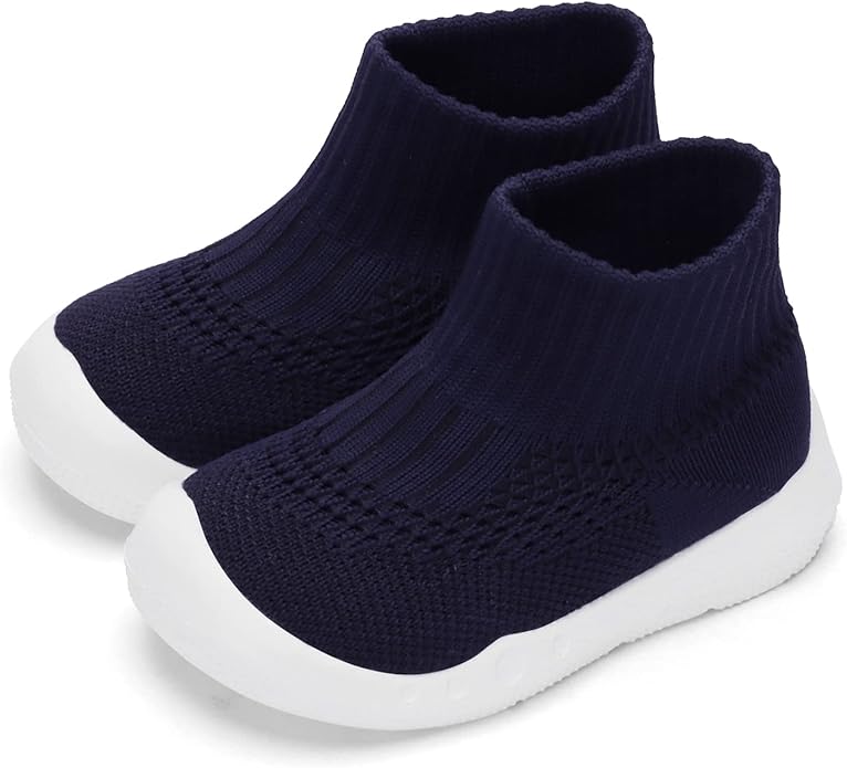 Engtoy Baby Shoes & Socks - Non-Slip Breathable Slippers with Soft Rubber Sole - Baby Boys & Girls Slip On Sneakers